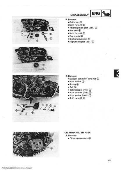 yamaha moto 4 repair manual