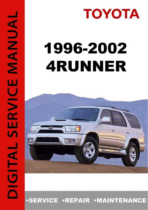 2001 toyota 4runner repair manual