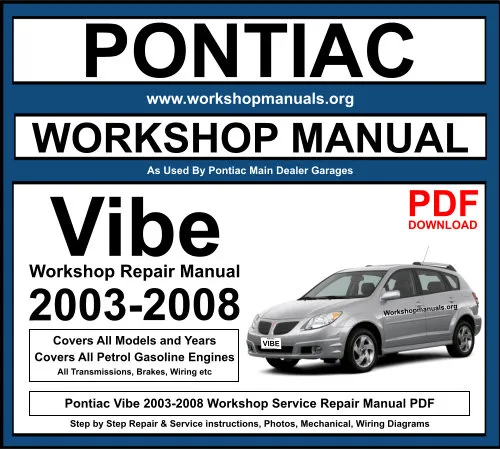 2003 pontiac grand prix repair manual