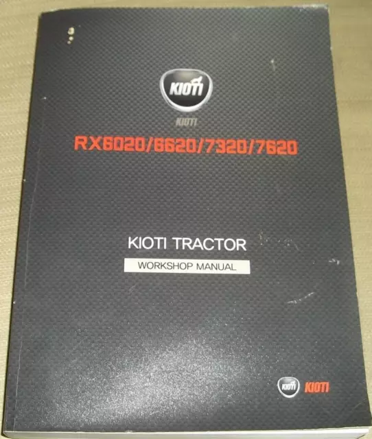 kioti tractor repair manual