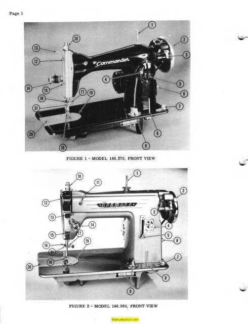 repair manual for kenmore sewing machine