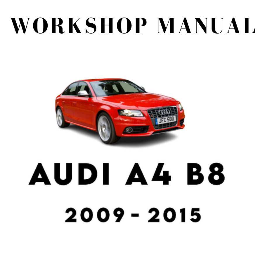 audi a4 b8 repair manual