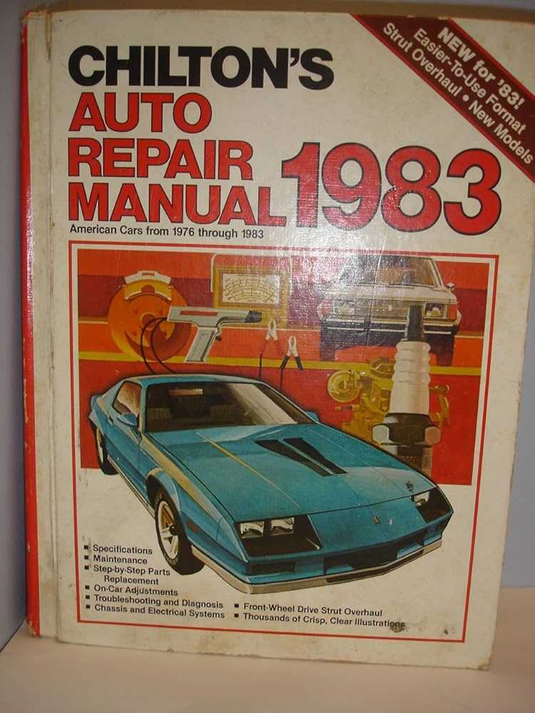 auto repair manual 1982