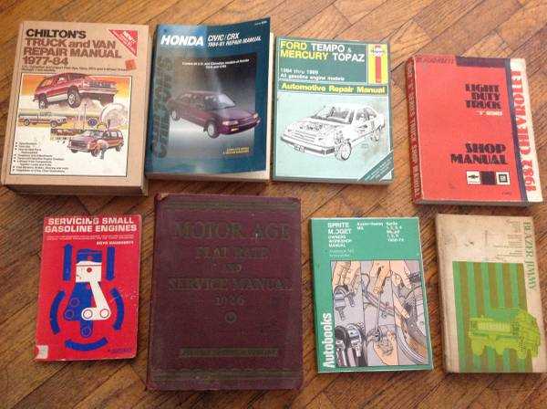 auto repair manuals books