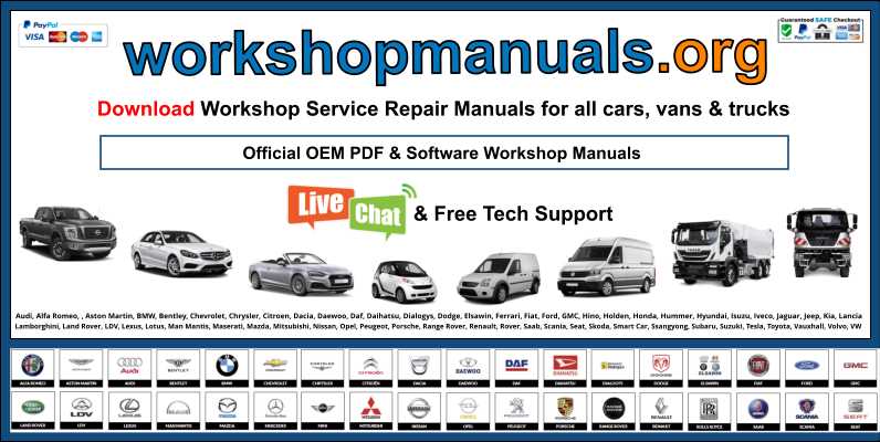 automotive service repair manuals