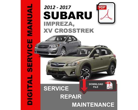 2012 subaru impreza repair manual