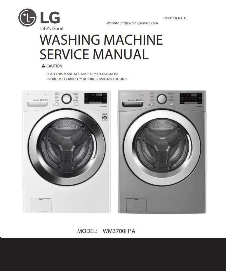 lg washer repair manual