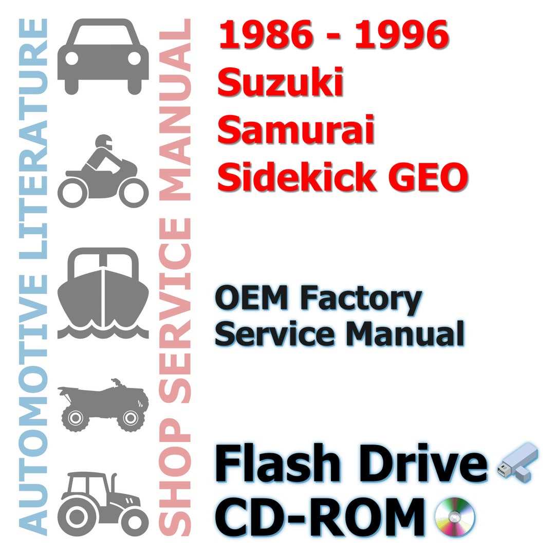 suzuki sidekick repair manual