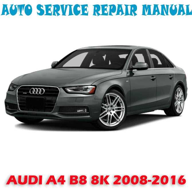 audi a4 b8 repair manual