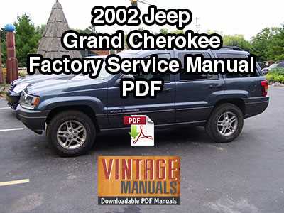 2002 jeep grand cherokee laredo repair manual