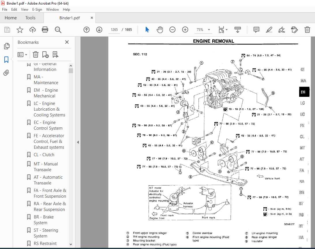 98 nissan maxima repair manual