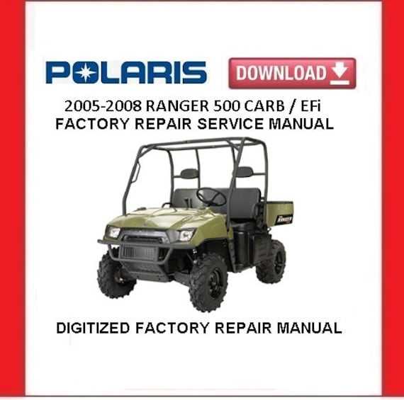 2007 polaris ranger repair manual