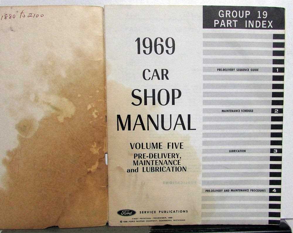 ford car repair manuals