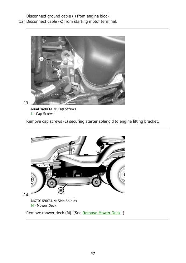 john deere riding mower repair manual