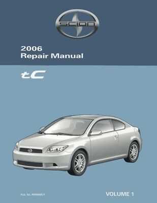 scion tc repair manual