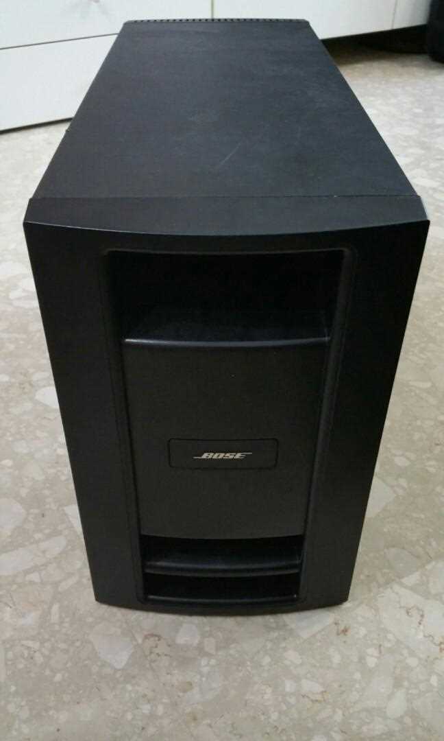 bose acoustimass subwoofer repair service manual