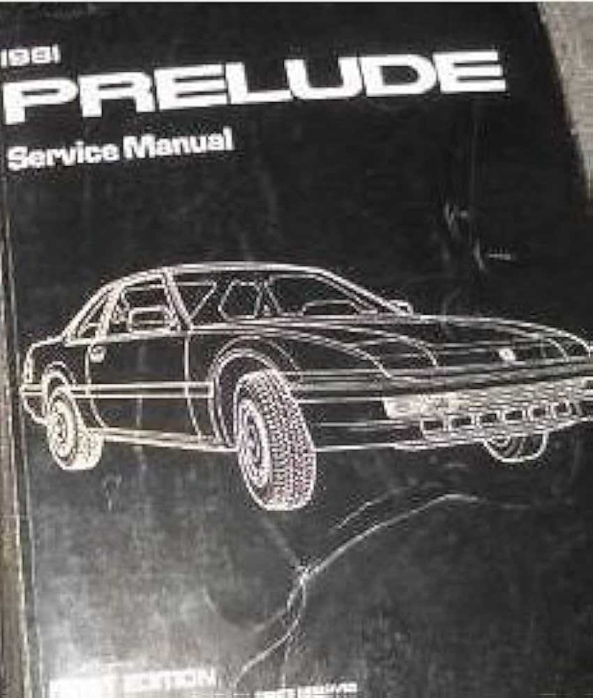 1991 honda prelude repair manual