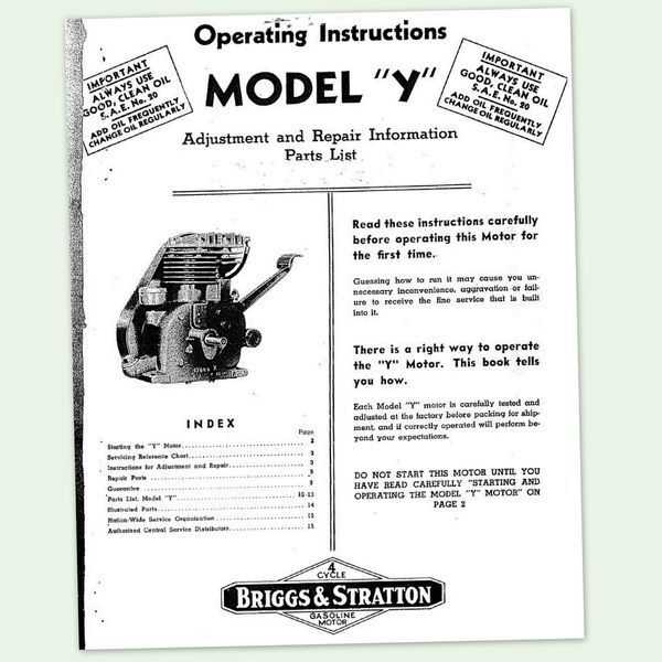 briggs & stratton lawn mower repair manual