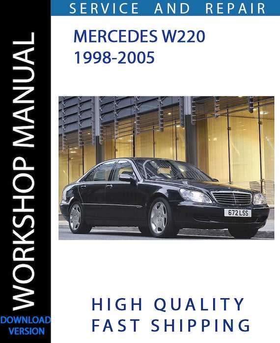 mercedes w220 repair manual