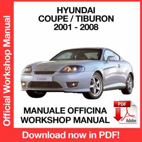 hyundai tiburon repair manual