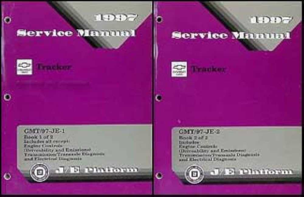 chevy tracker repair manual