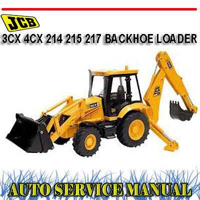 jcb 3cx backhoe loader service repair manual