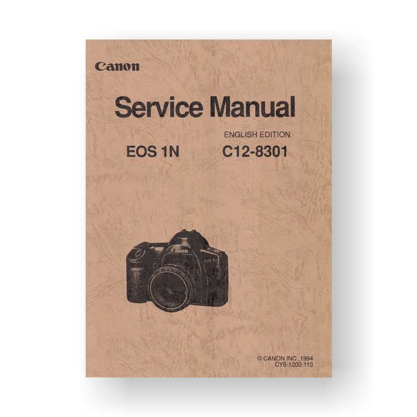 canon camera repair manual