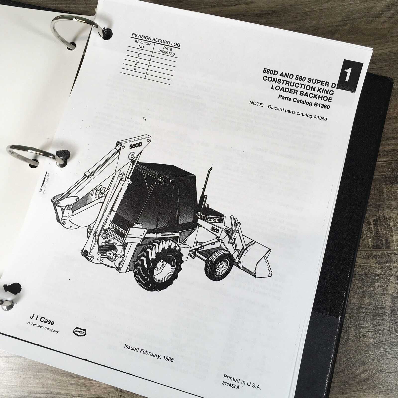 case 580d repair manual