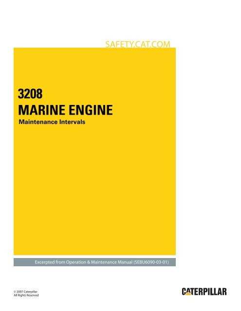 cat 3208 repair manual