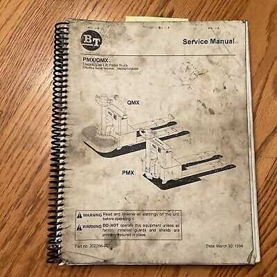 bt pallet jack repair manual