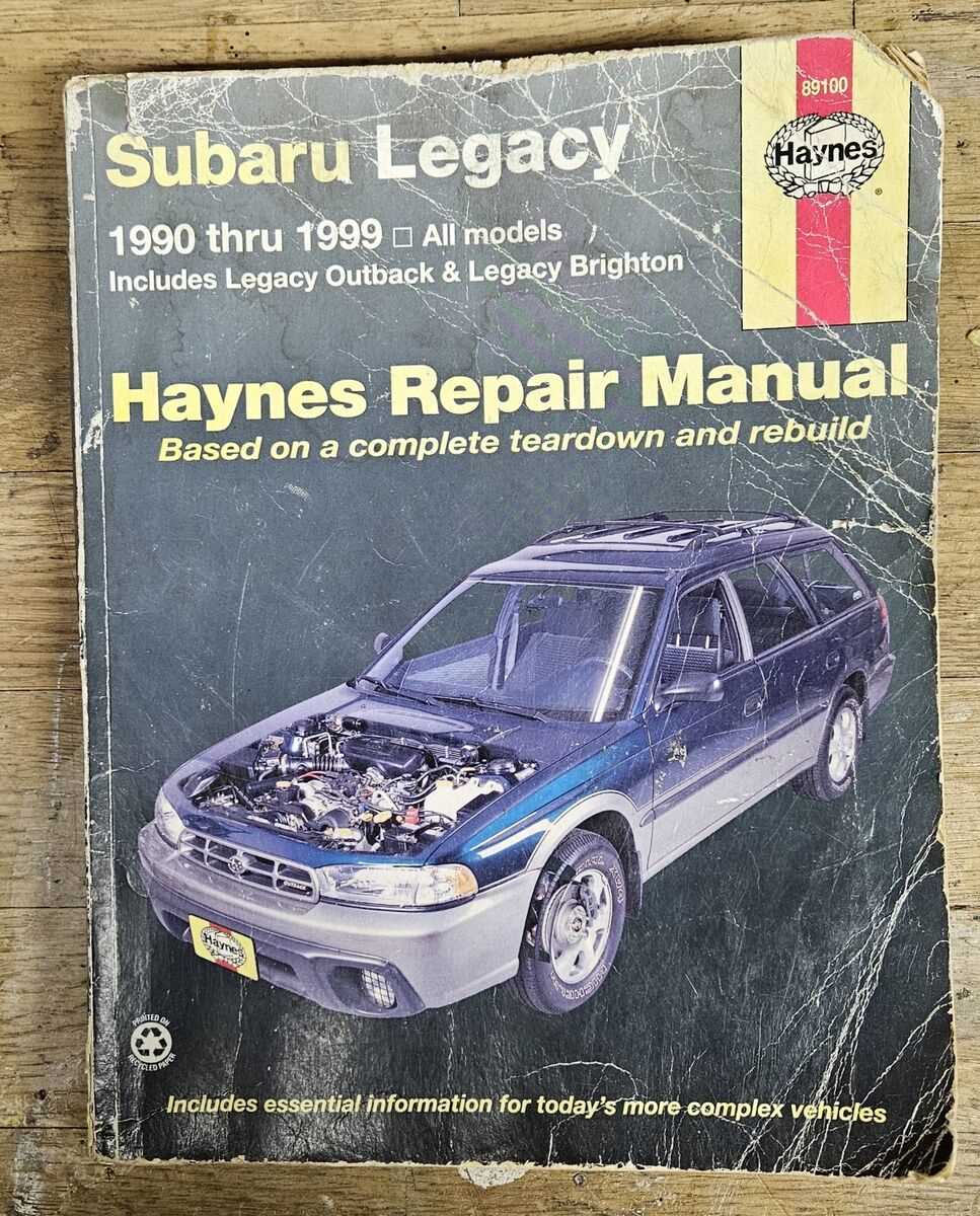 2018 subaru outback repair manual