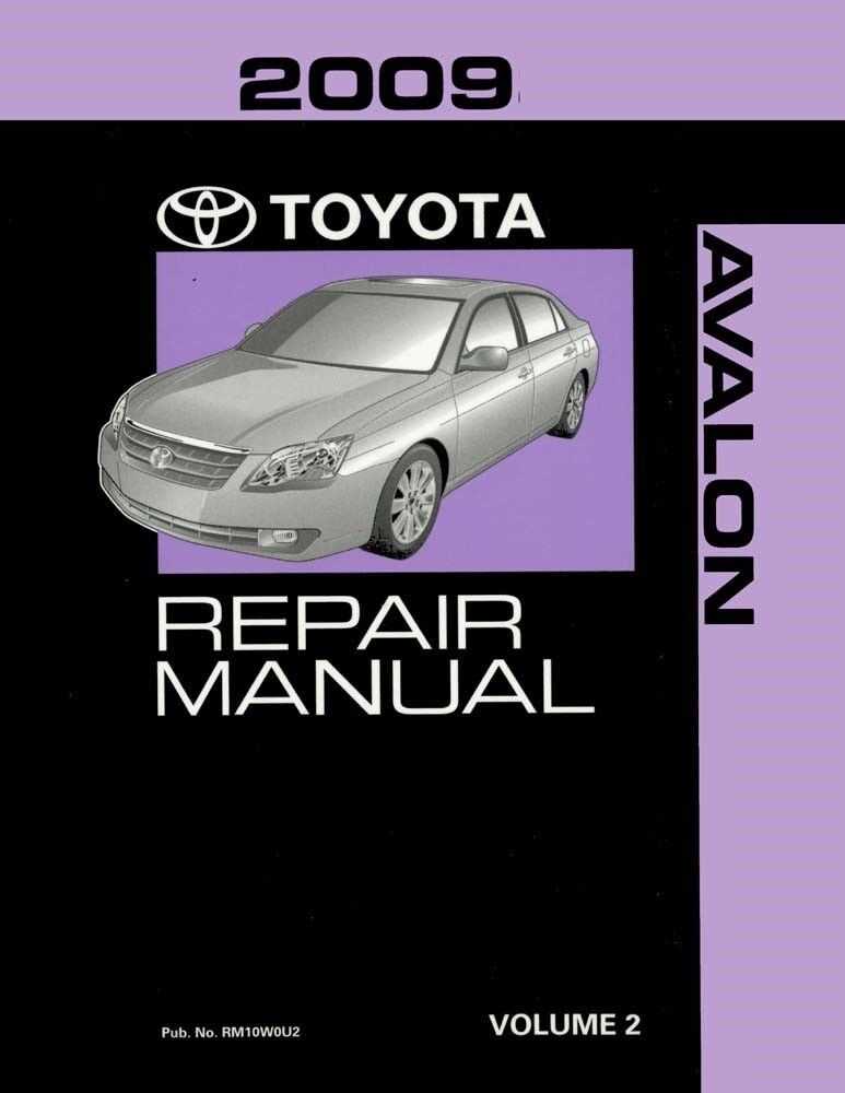 2011 toyota avalon repair manual