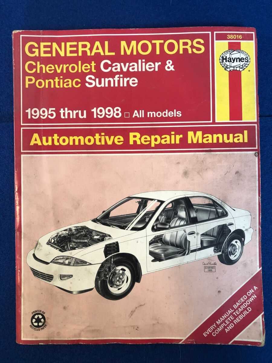 chevrolet cavalier repair manual