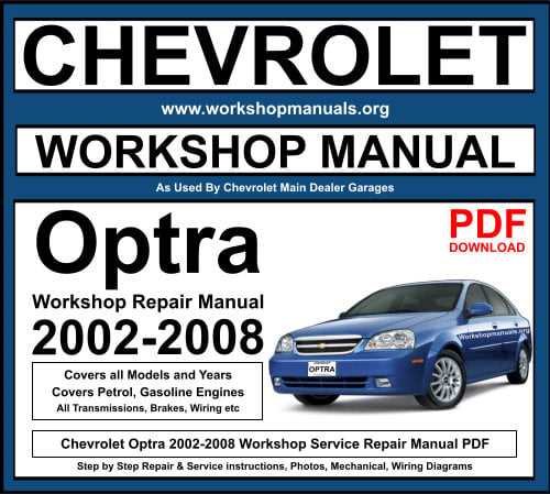 chevrolet optra repair manual