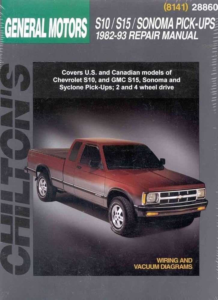 chevrolet s10 repair manual