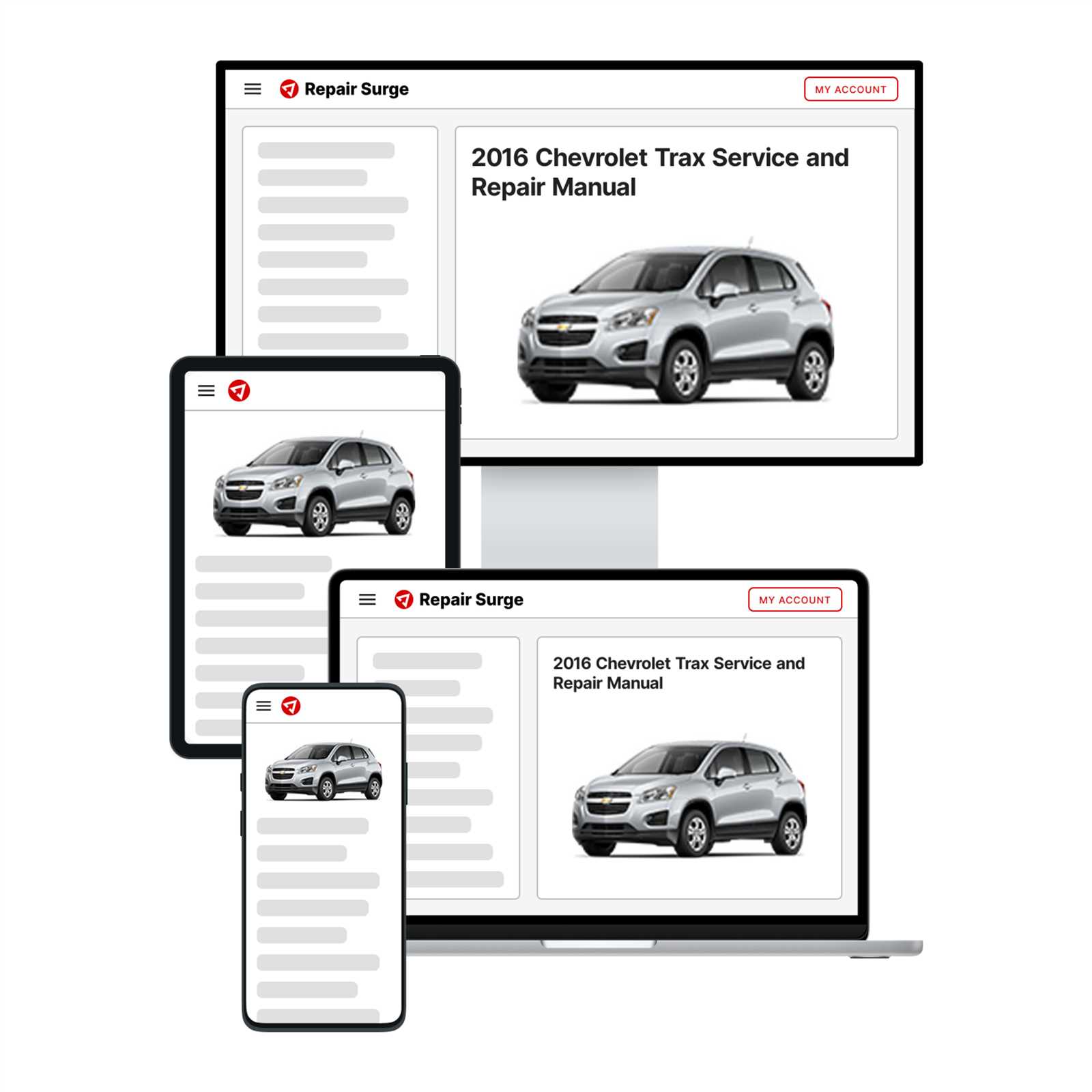 chevy tracker repair manual