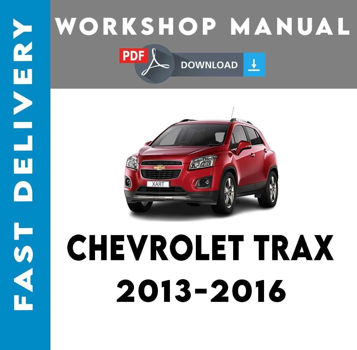 chevy trax repair manual