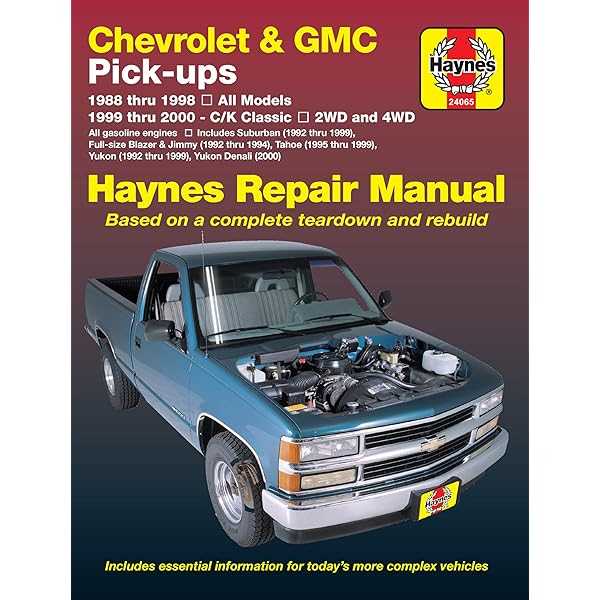 chilton chevy truck repair manual