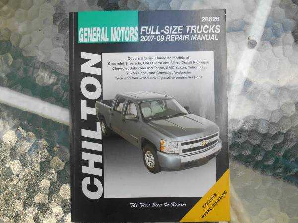 chilton chevy truck repair manual