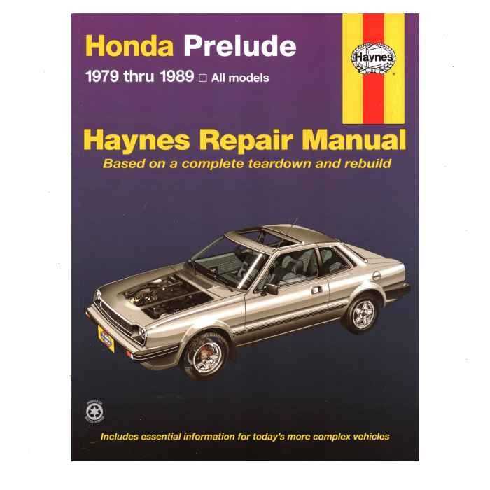 chilton honda prelude repair manual