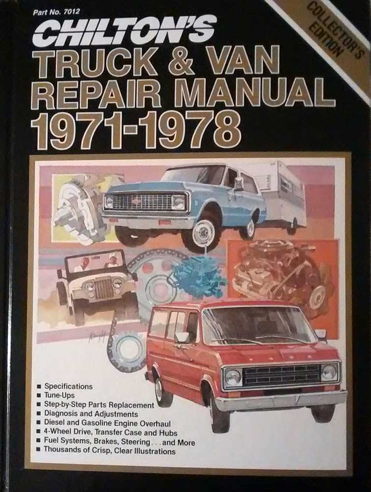 chilton truck and van repair manual