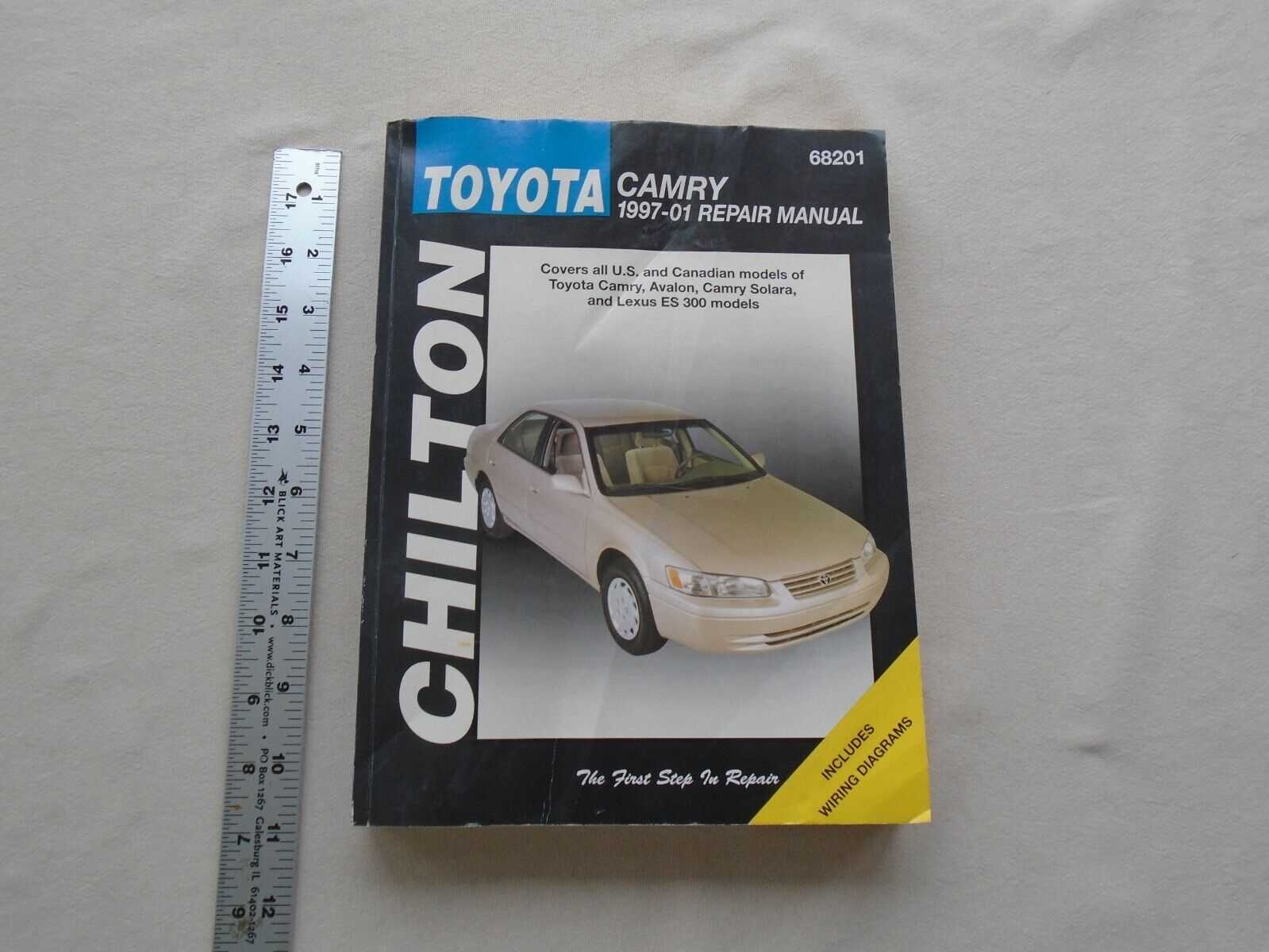 chiltons toyota camry 1997 01 repair manual