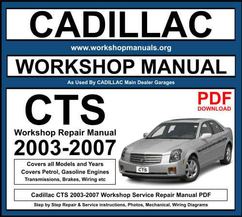 2007 cadillac cts repair manual