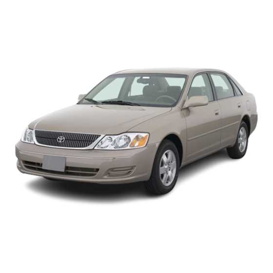 2001 toyota avalon repair manual