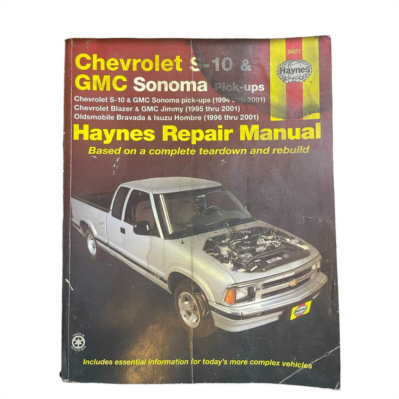 2001 chevy silverado repair manual