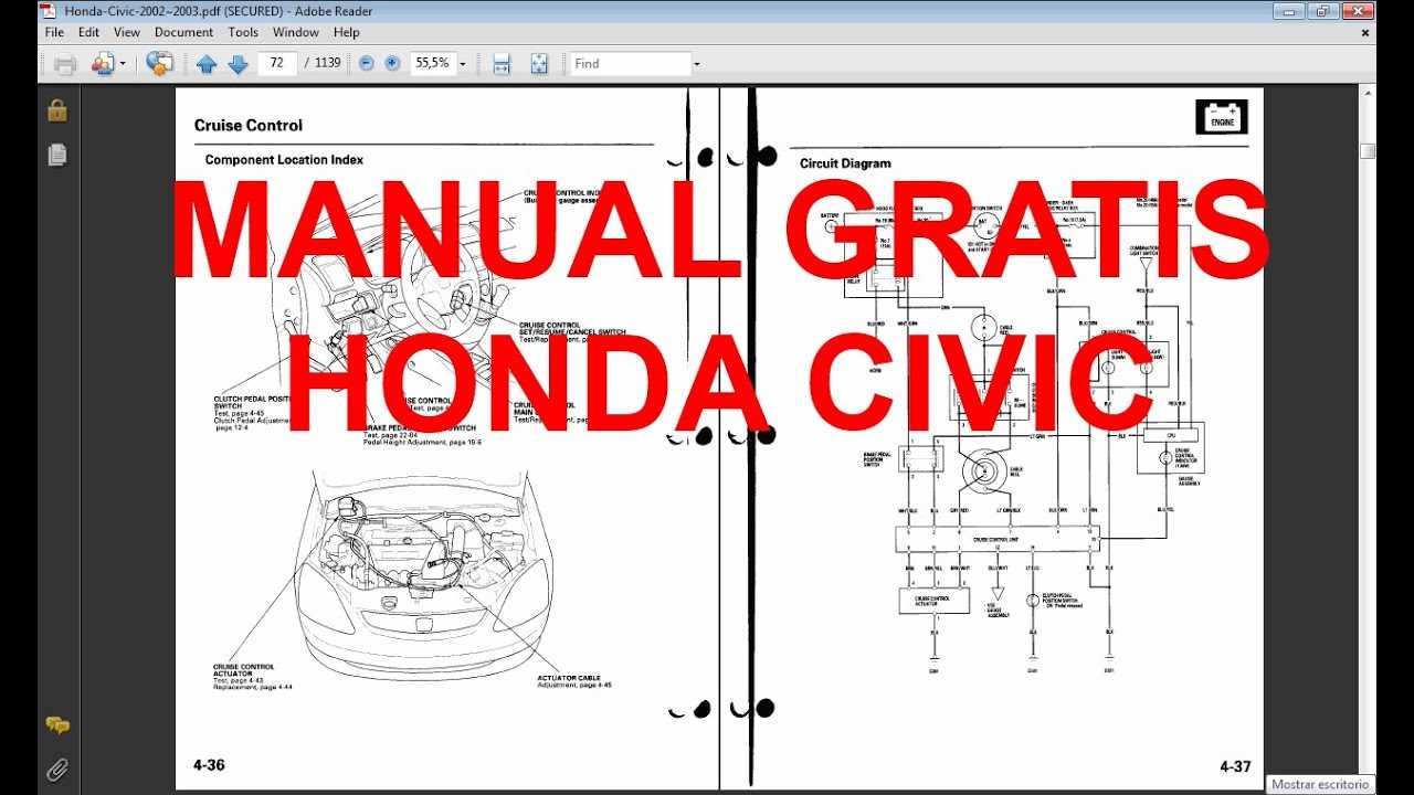 honda civic service repair manual