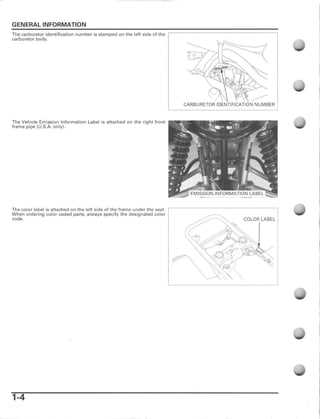 2004 honda 400ex repair manual