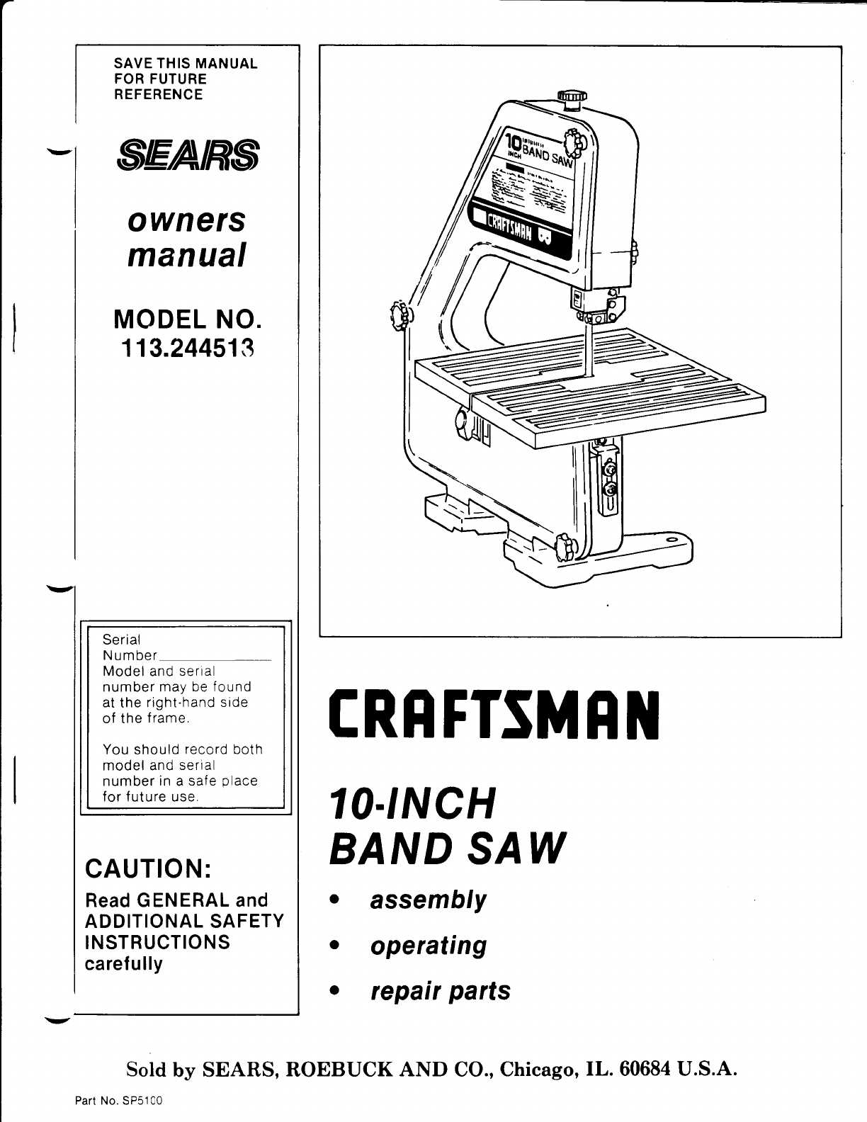 craftsman chainsaw repair manual