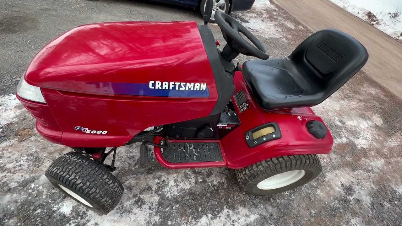 craftsman gt 5000 repair manual