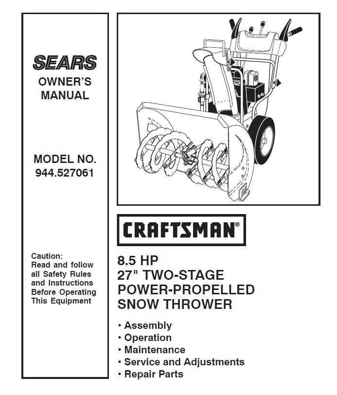 craftsman leaf blower repair manual